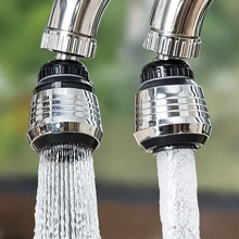 1pc Creative 360° Rotatable Faucet Extender With 2 Modes-Longer, Spin, Splash-Proof Nozzle For Upgraded Kitchen Water Saving!