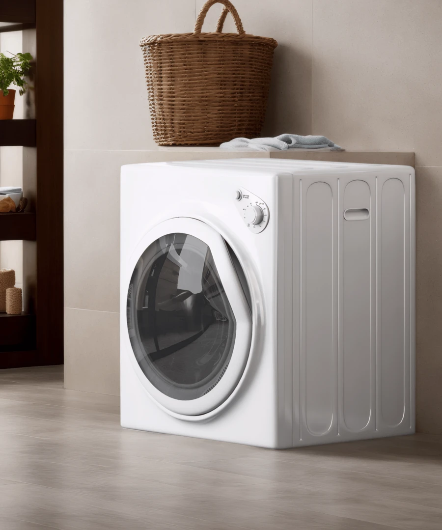 TABU 3.5 Cu. Ft Compact Dryer, 1500W 110V Portable Clothes Dryer With Stainless Steel Tub, 13.2 Lbs Front Load Electric Dryer With 4 Automatic Drying Mode, Ideal For Home, Apartment, RV, White - 查看 1