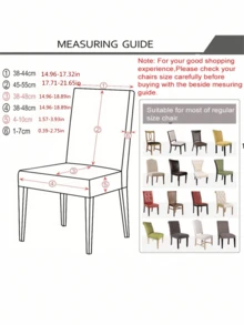 1/2/4 chiếc Vỏ bọc ghế Jacquard mềm mại màu trơn Vỏ bọc ghế co giãn cho phòng ăn Vỏ bọc ghế văn phòng Tiệc Nhà hàng - Đậu xanh - Xem 4