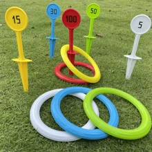 1set/10pcs Kids/Adult Outdoor Beach Sports Toy, Lawn Game Equipment, Numbered Ring Toss Set - PP Outdoor Fun, Suitable For Beach, Garden, Lawn & Backyard - Perfect Christmas, Halloween, Thanksgiving Gift
