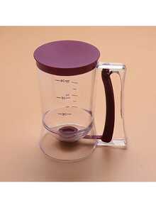 Separador y dosificador de masa para cupcakes - Herramienta medidora con embudo portátil para hornear sin ensuciarse - Morado - Ver 10