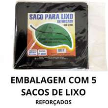 REINFORCED GARBAGE BAG 200 LITERS. - Negro - Ver 5