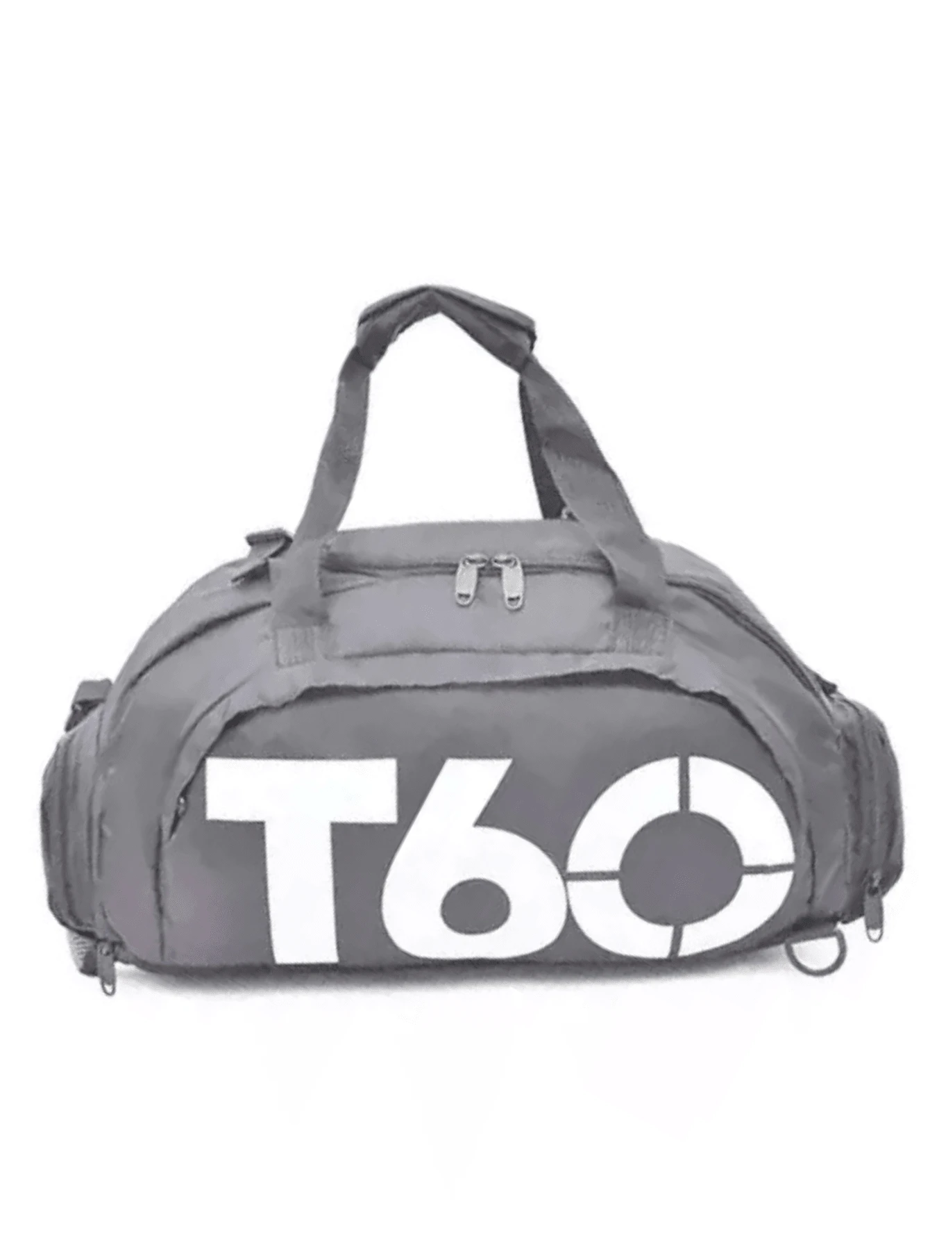 Sports Bag Backpack T60 Crossbody Fitness Training Football Gym Waterproof - Grey - View 1