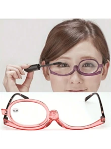 1 pezzo Occhiali di ingrandimento rotanti per il trucco, occhiali pieghevoli, cosmetici universali, trucco, economici, decorazione della stanza, toeletta, viaggio, camera da letto, accessori per il trucco, economici, riempitivi per calze, trucco, strumenti per il trucco, roba economica, regali, regali per donne, regali di Natale