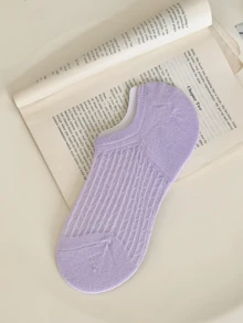 1/7 Pairs Summer Thin Non-Slip Breathable Low-Cut Ankle Socks, No Show Socks - Multicolor - View 8