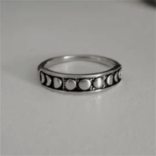 1pc Women's Vintage Moon Phase Ring, Fashionable Minimalist Delicate Jewelry Gift