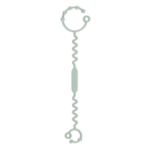 1 pieza Correa de silicona ajustable para juguetes de cochecito, adecuada para sujetar juguetes, botellas, tazas, chupetes al cochecito, trona, silla de coche, duradera y antideslizante, artículos esenciales para bebés