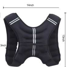 Sport Weighted Vest 6 Pounds Cardio Strength Training Workout Equipment Body Weight Vest For Running Walking Men Women Youth