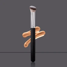 1pc Concealer Brush, High-Quality Nose Contour Kabuki Blush Brush, Flawless Eye & Dense Face Makeup Brush For Blending Liquid, Polishing, Shaping, Mineral Powder