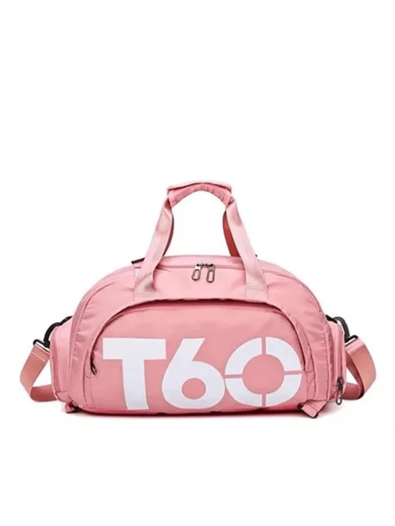 Sports Bag Backpack T60 Crossbody Fitness Training Football Gym Waterproof - Rose - View 1