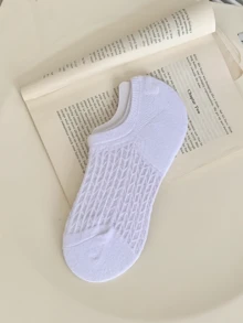 1/7 Pairs Summer Thin Non-Slip Breathable Low-Cut Ankle Socks, No Show Socks - Multicolor - View 6