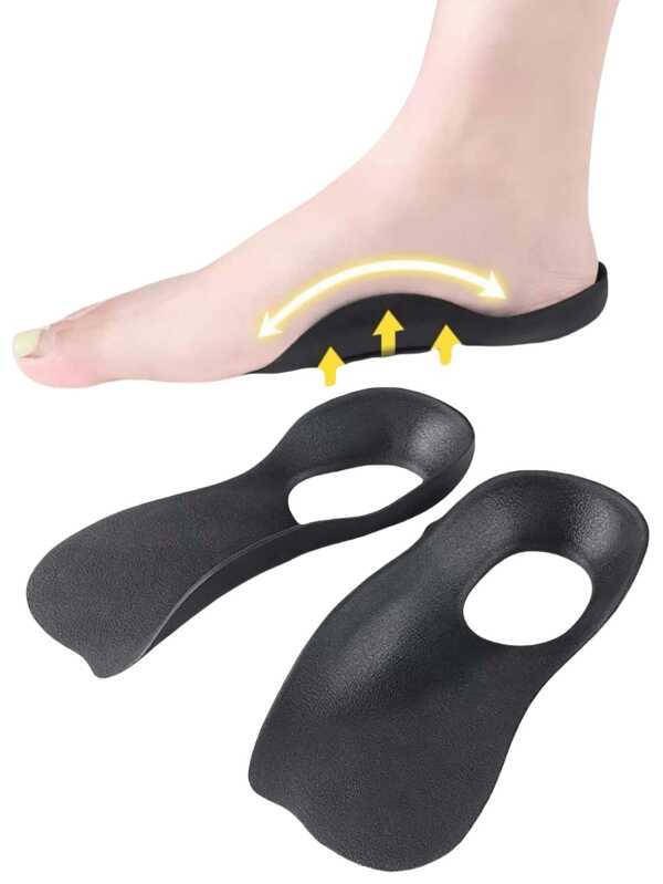 2 Peças de Palmilhas de Apoio de Arco, Amortecimento e Absorção de Impacto, Distribuição de Pressão Durante Esportes e Exercícios, Melhora Estabilidade e Equilíbrio, Para Uso Diário e Exercícios Mais Naturais, Suaves e Confortáveis