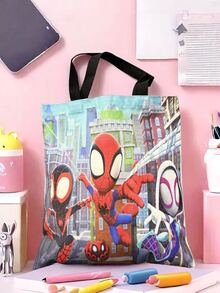 Canvas Bag Handbag Leisure Travel Bag Versatile School Season - Multicolor - View 6