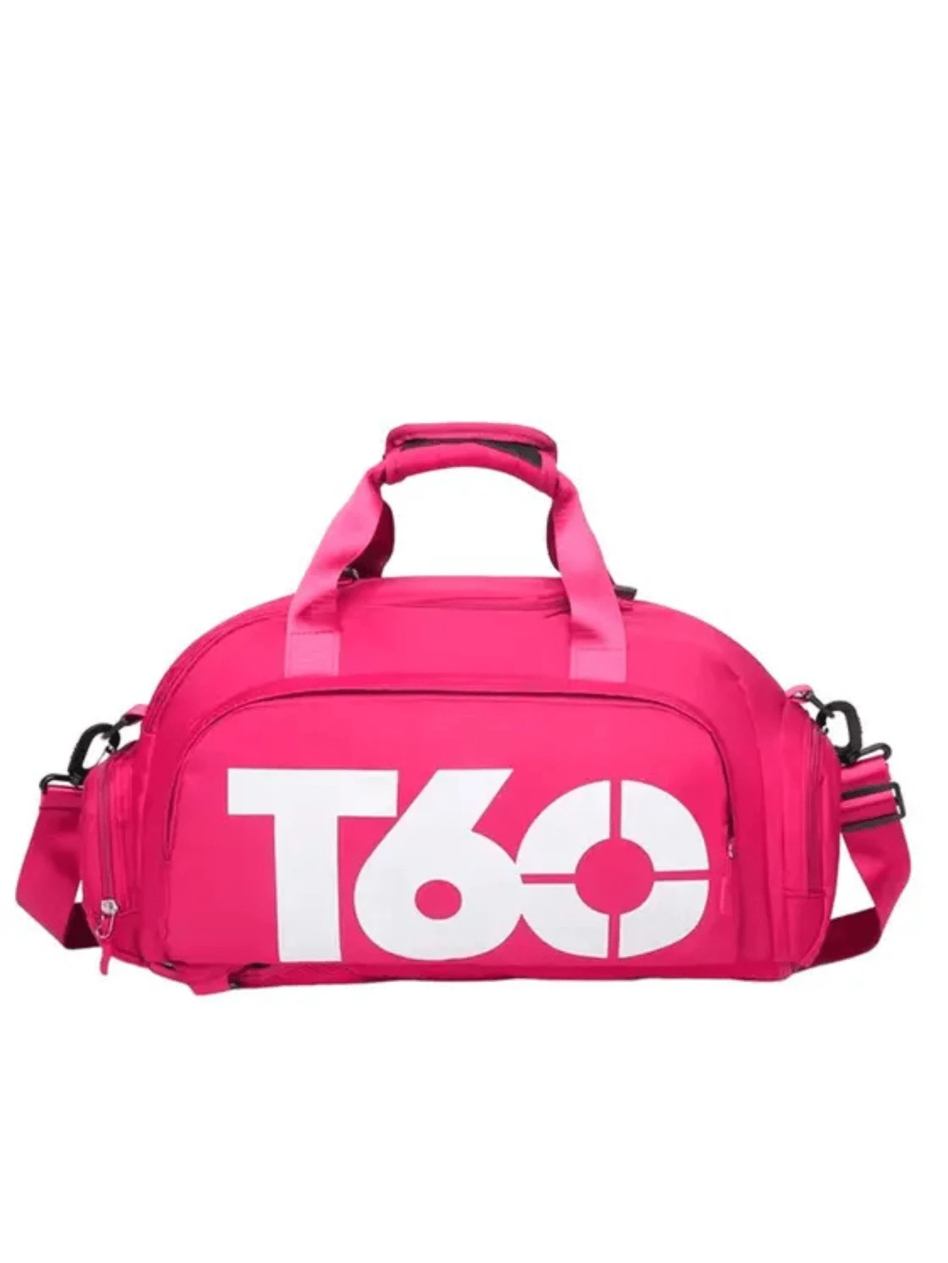 Sports Bag Backpack Crossbody Fitness Training Football Gym Waterproof - Hot Pink - View 1