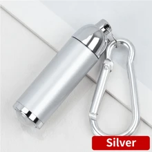 1 Peça Mini Lanterna LED Telescópica Luz Forte Multifuncional Chaveiro Luz À Prova d'Água Tocha para Camping Outdoor Caminhada
