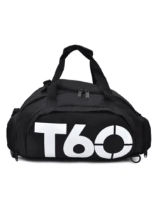 Sports Bag Backpack Crossbody Fitness Training Football Gym Waterproof - 隨機顏色 - 查看 4