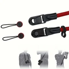 Nylon Woven Camera Shoulder Strap, Neck Strap With Quick Release Buckle, Suitable For DSLR Cameras - Multicolor - View 4