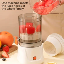 The New Juicer Is Wireless, Portable And Multifunctional. The Juicer Is Fully Automatic For Small Household Use, And It Is Convenient To Charge And Discharge Pulp Quickly. - White - View 7