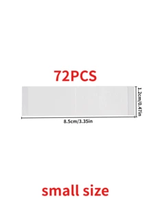 144片时尚胶带，专为服装设计。这是一款强力双面胶带。这款透明身体胶带适用于皮肤，无色透明。作为服装配饰，它可以防止服装损坏。这是一款耐用的织物胶带，适用于连衣裙、胸罩和上衣。它是一款多功能的胸贴、皮肤胶带和卷边胶带。 - 彩色 - 查看 13