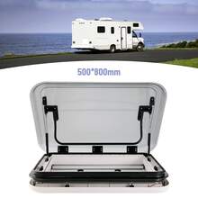 Skylight Roof Vent Hatch Large Caravan RV 3-Size With LED Light 500/700/800 X 500mm Cut Out For Camper Motorhome---===---500x500mm - 彩色 - 查看 4