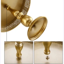 1 chiếc giá đựng bánh màu vàng, giá trưng bày tráng miệng bằng kim loại, giá trang trí bàn tiệc cưới, khay bánh sinh nhật, giá đựng trà chiều, bàn tiệc buffet - Nhiều màu - Xem 6