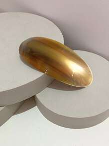 6pcs/3pcs/1pc Ins Hot Selling Fashion 8.5CM Oval Hairpins Retro Marbling Acetic Acid Spring Clip Hair Accessories For Woman Girls