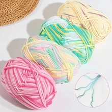 1Pc Vibrant Acrylic Fiber Yarn, 50g Each - Super Soft 4-Ply Knitting & Crocheting Yarn In Assorted Colors For DIY Sweaters, Hats, Gloves - , Knitting Accessories And Supplies