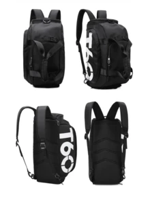 Sports Bag Backpack Crossbody Fitness Training Football Gym Waterproof - Navy Blue - View 7