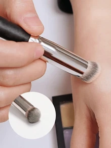 1pc Concealer Brush, High-Quality Nose Contour Kabuki Blush Brush, Flawless Eye & Dense Face Makeup Brush For Blending Liquid, Polishing, Shaping, Mineral Powder