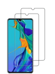 2pcs Tempered Glass Screen Protector Compatible With Huawei/Honor, High Definition Display, Scratch-Resistant, Anti-Static, Anti-Shatter, Anti-Fingerprint, Hardened Aluminum Glass Design, Electroplated High Definition Display Film, 0.33mm Ultra-Thin Smooth Touch Sensitivity Tempered Film, Anti-Drop Impact Phone Accessories, Shatterproof Protection Hard Packaging - White - View 1