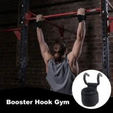 1pc/2pcs-Up Assist Hooks, Fitness Wrist Wraps, Grip Hooks, Gloves, Support Straps For Deadlifts, Lumbar Support For Pull-Ups To Prevent Slipping. Gym Accessories - Multicolor - View 2