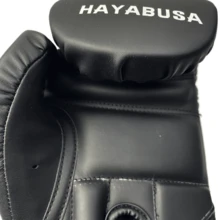 HAYA 经典哑光黑色拳击手套 4-99 岁男女通用 MMA 拳击格斗跆拳道散打踢沙袋手套泰拳格斗手部保护拳击装备舒适透气拳击手选择手套