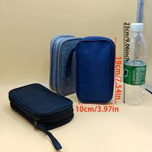 Data Cable Storage Bag Portable Travel Electronics Organizer For Mobile Hard Drive Power Bank Earphone And Charger Phone Case Wireless Headphone Bluetooth Headphone Headset Earbuds For Business Travel School College Office School Supplies School Accessories Back To School University Students Organizer Travel Essential Back To School - Multicolor - View 8