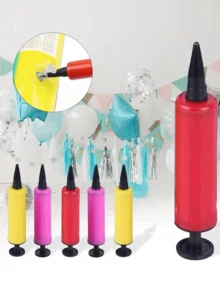 1/2/3 PCS Manual Air Pump For Balloons, Inflatable Mattresses & Pool Toys - Portable, PP Material, All-Season Inflation Accessory - Multicolor - View 4