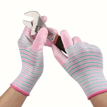5 Pairs Breathable Gardening Gloves - Anti-Slip Design, Abrasion Resistant, Fatigue Resistant Work Gloves For Digging, Planting And Weeding