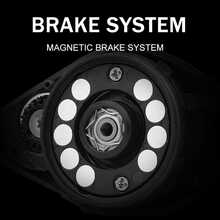 Carrete de pesca de casting Apto para agua dulce y salada Relación de engranaje de alta velocidad 7.2:1 Máxima resistencia al arrastre de 8 KG Con eje de metal Peso ligero de 6 oz Lanzamiento suave Perfecto para principiantes y todos los niveles - Verde - Ver 3