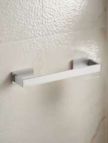 1 chiếc vòng treo khăn hình vuông bằng thép không gỉ, móc treo đồ dùng phòng tắm, giá đựng giấy vệ sinh, thanh treo khăn gắn tường, giá đựng đồ phòng tắm bằng thép không gỉ, phụ kiện phòng tắm với thiết kế hiện đại, kiểu dáng đẹp, vít ẩn, giá treo tường tiết kiệm không gian cho phòng tắm nhỏ, dễ lắp đặt, phụ kiện trang trí nhà đa chức năng sử dụng hàng ngày. - Bạc - Xem 13