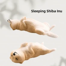 Modelo de decoración de escritorio de animal realista, Bóxer, Husky, Shiba Inu, Boston Terrier, Dálmata, Modelo de perro, Colección, Pequeño regalo para amigos - Multicolor - Ver 6