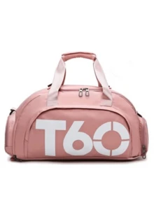 Sports Bag Backpack T60 Crossbody Fitness Training Football Gym Waterproof - tử đinh hương - Xem 1