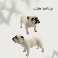 Modelo de decoración de escritorio de animal realista, Bóxer, Husky, Shiba Inu, Boston Terrier, Dálmata, Modelo de perro, Colección, Pequeño regalo para amigos - Multicolor - Ver 7