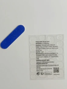 30pcs Fake Nails + 1 Bottle Jelly Gel + 1 Nail File, Spring Polka Dot Flower Armor Pattern, White Cat Eye Painting, Sweet Girl Style, Removable Manicure Set (30pcs) - Baby Pink - View 3