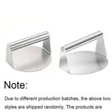 1 pezzo Di Pressa per hamburger in acciaio inossidabile durevole - Stampo per hamburger antiaderente per hamburger perfetti, mini hamburger e hamburger di carne - Utensile da barbecue facile da usare per la preparazione della griglia (Pressa per hamburger in acciaio inossidabile e carta di separazione delle polpette)