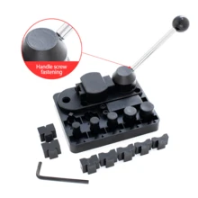 Ring Bending Tool Kit, Suitable For Spoon Rings, Nylon Mold Earring Hoop Making, Used For Jewelry DIY - Black - View 4