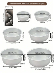 1pc Multi-Size Non-Stick Chiffon Cake Pan, Aluminum Alloy Material, Easy Release, Suitable For Family And Friends Gathering