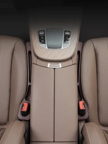 2pcs Car Seat Gap Filler With Storage Compartment, Seat Crevice Anti-Leakage Seal Strip, Universal Multi-Functional Car Seat Edge Gap Filler
