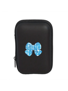 3d Striped Bow Pattern Portable Mini Storage Bag, Waterproof And Anti Drop Eva Material Hard Shell Camera Case, Shock Resistant Storage Box, Suitable For Storing Ccd Cameras And Digital Products,Can Store Headphones, Data Cables, Cards, Playing Cards, Portable Storage,Mobile Phone Charger Data Cable Organizer Bag,Zipper Walletstorage Case Bag,Meeting Your Daily Storage Needs. It Can Be Used For Travel Carrying, Work, School, Dormitory Storage - Black - View 17