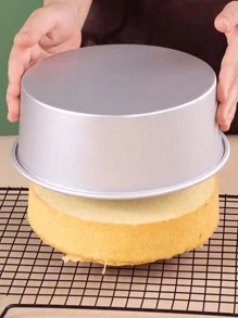 1pc Multi-Size Non-Stick Chiffon Cake Pan, Aluminum Alloy Material, Easy Release, Suitable For Family And Friends Gathering