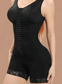 Women's Colombian Shapewear,Fajas Body Shaperwear High Compression ,Butt Lifting And Tummy Control ﻿ Jumpsuit For Women Full Body Shaper 3 Hooks Waist Trainer Butt Lifter,Suitable For Daily