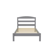 Better Homes & Gardens Leighton Kids Twin Size Bed, Wood Platform Bed Frame - Gray - View 8