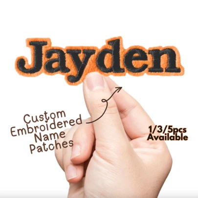 Personalized Name Patch Embroidered, Custom Text Patches Embroidered, Sew On/Iron On Patch Applique For Clothes Hats Backpacks,3" - 6" Iron On Name Patches For Jackets * Embroidered Large Back Patches And Name Tags * Your Name,Colorful,Cute,Adorable,Contracted,Funny,Kawaii,Y2K,Minimalist,Commuting,Business Casual,Basics,Custom,Personalized,Unique,Customized,Ideal Gifts For Him,Ideal Gifts For Her,Her,Boyfriend,Girlfriend,Family,Friends,For Anniversaries,For Birthdays,For Holiday/ Vacation,For Outdoors/Outings/Travel/Hiking/Stadium/Sports/Climbing,For Business/Commute/Work/Office,Mother's Day Gifts Women